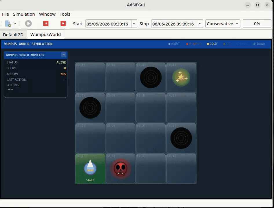 AdSiF Studio desktop simulation workflow preview